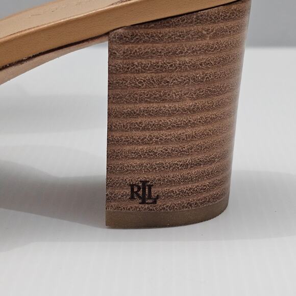 NEW Lauren Ralph Lauren Freddi Sandal Slide Slip On Raffia Size 10 - Picture 5 of 14